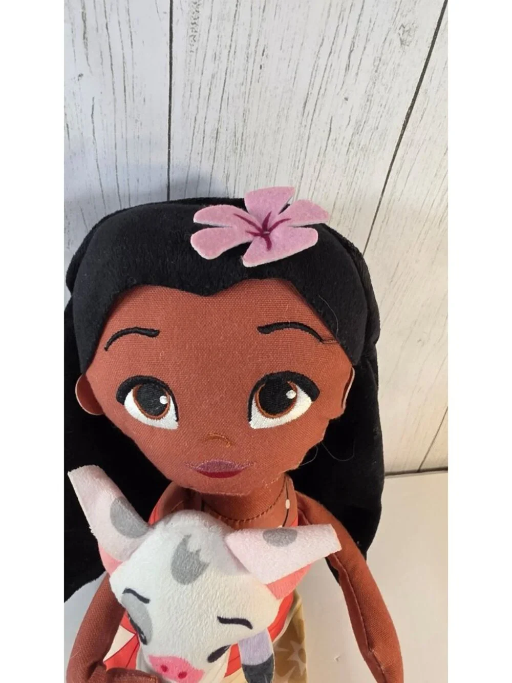 DISNEY PRINCESS MOANA PLUSH DOLL WITH PUA PIG LIL FRIENDS 14